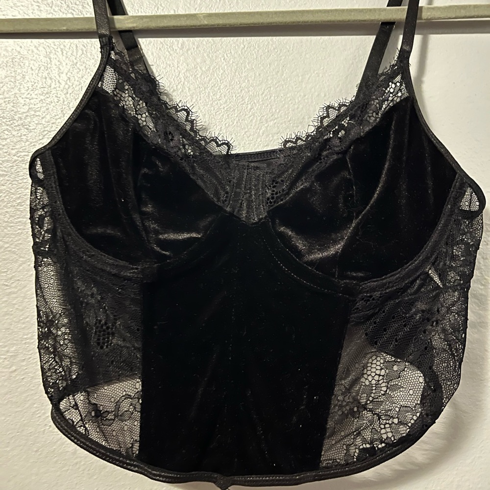 Black corset top